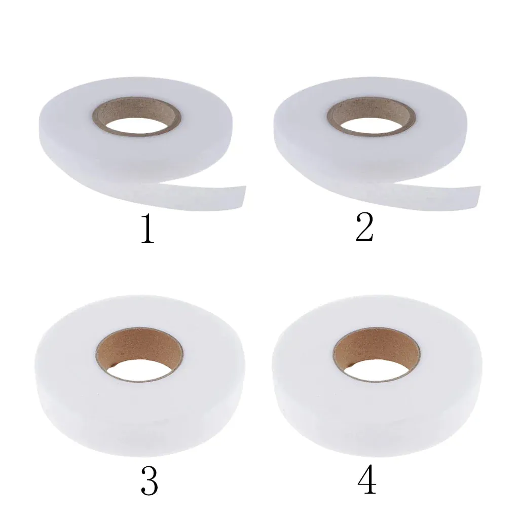 90 Yards Adhesive Hemming Tape Iron On Sewing Fabric Fusing Tape White