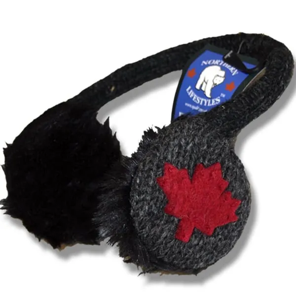 Animal Earmuffs for Men and Women. 100% Wool, handmade in Nepal