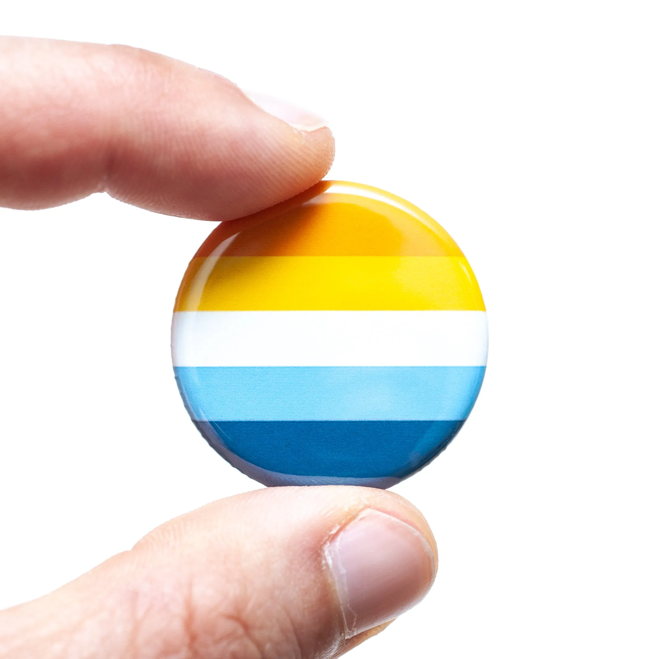 Aroace pride flag button