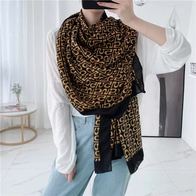 Beach Quality Cotton Linen Silk Fashion Wrap Hijab Muffler Scarf