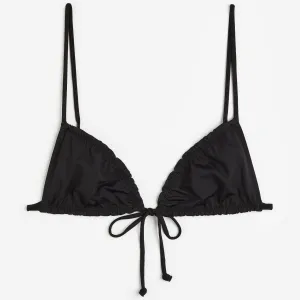 Bikini top H&M Triangle, black