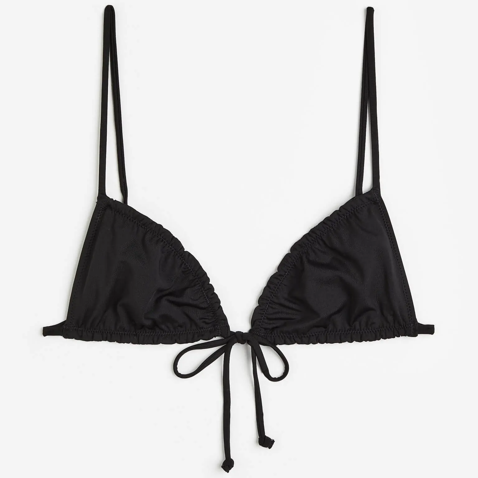 Bikini top H&M Triangle, black