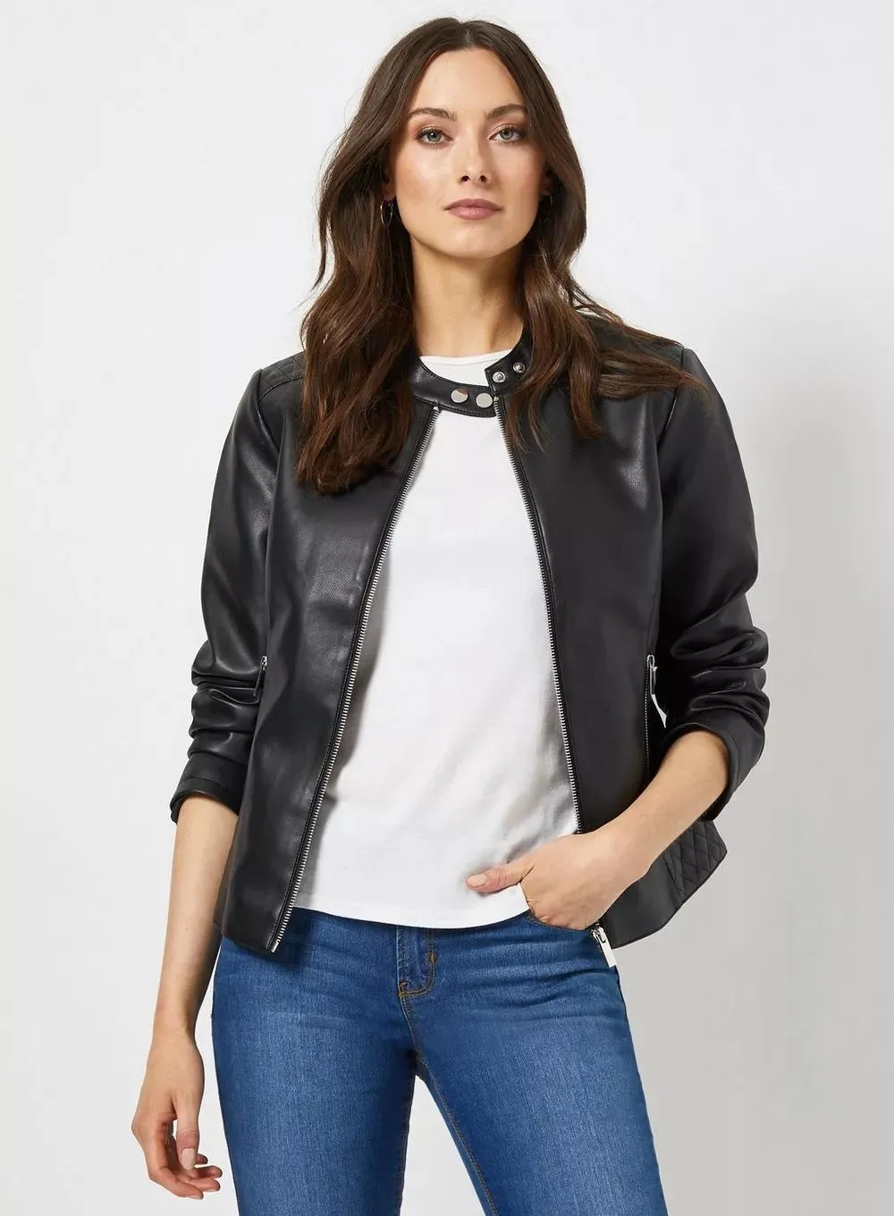 Bomber YIGATI Leather Jacket