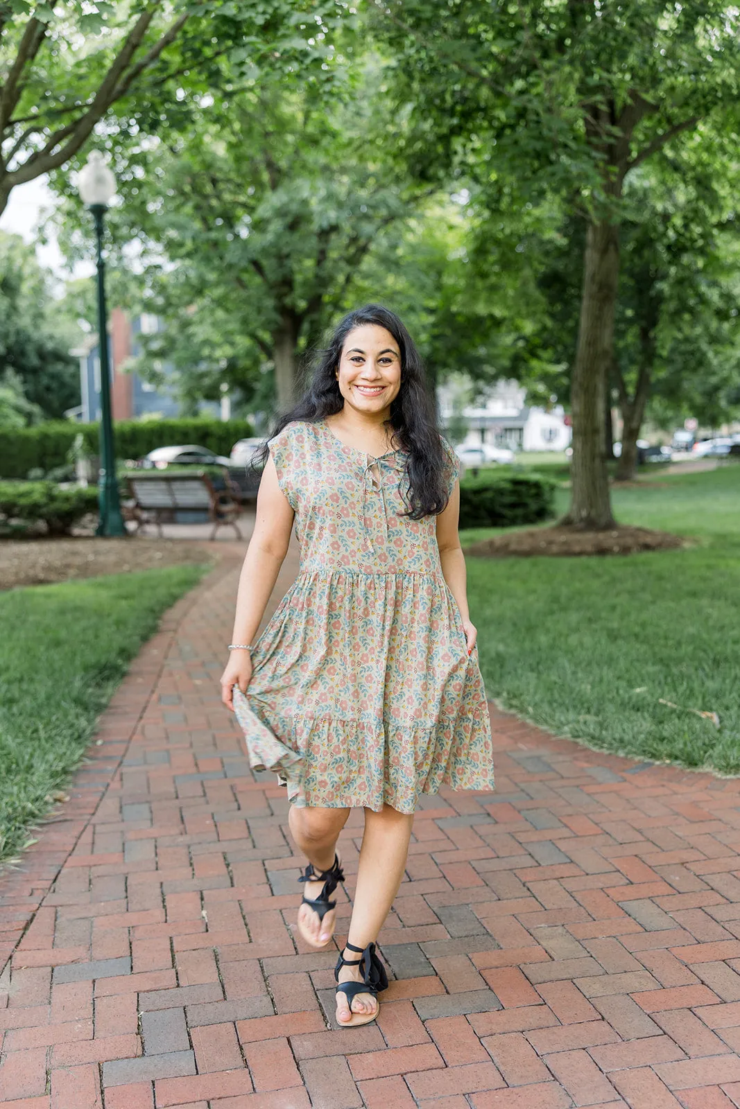 Cap Sleeve Mini Dress