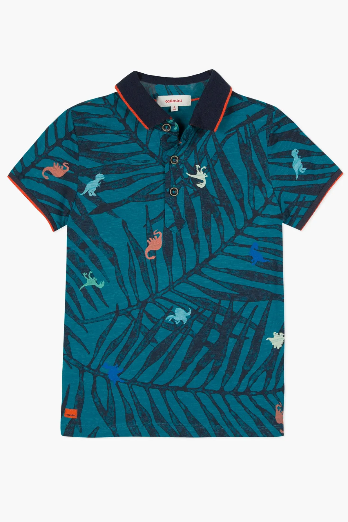 Catimini Dinosaur Boys Polo Shirt