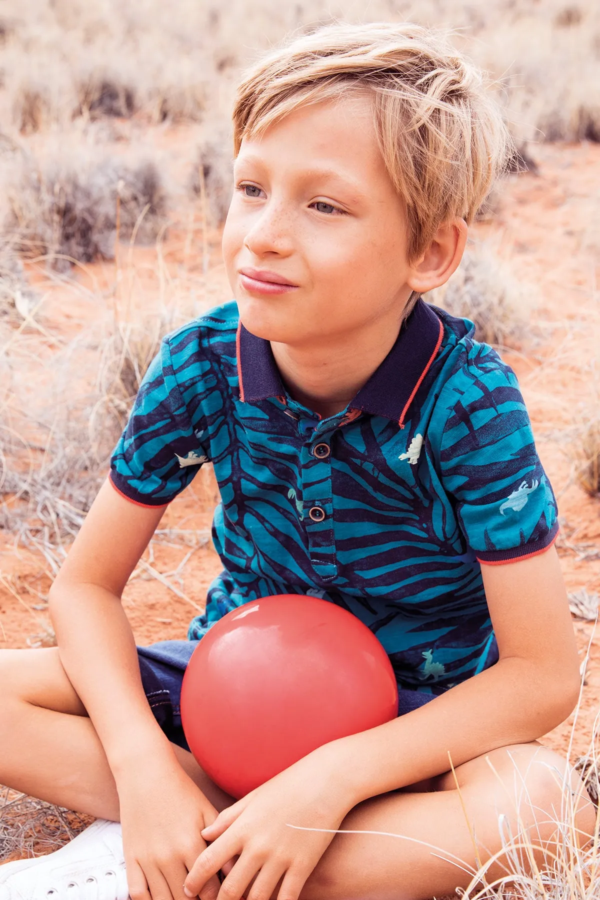 Catimini Dinosaur Boys Polo Shirt