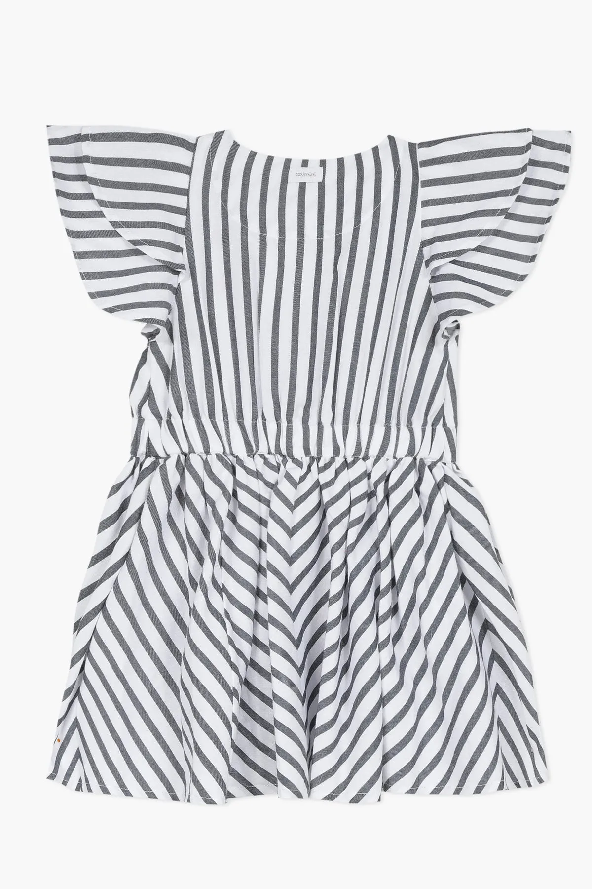 Catimini Parisian Stripe Girls Dress