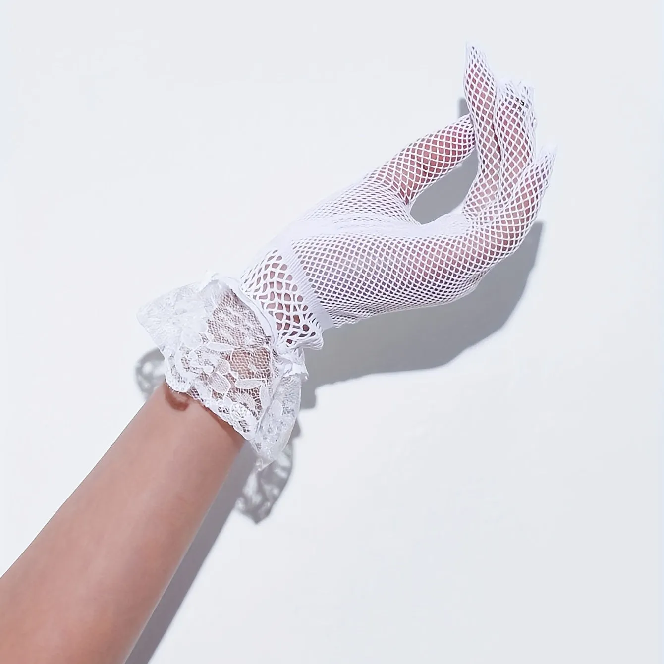 Chic Lace Short Gloves for Tea PartyWeddingNight Events