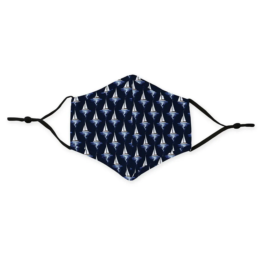 Cloth Face Mask - Sailboat Theme