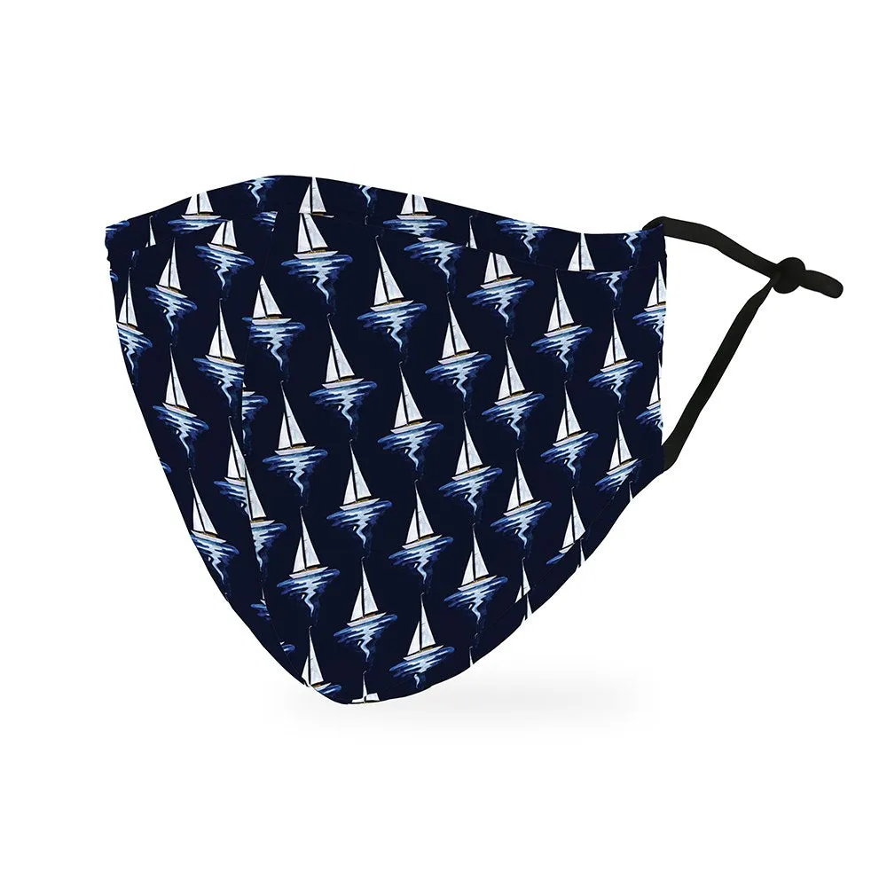 Cloth Face Mask - Sailboat Theme