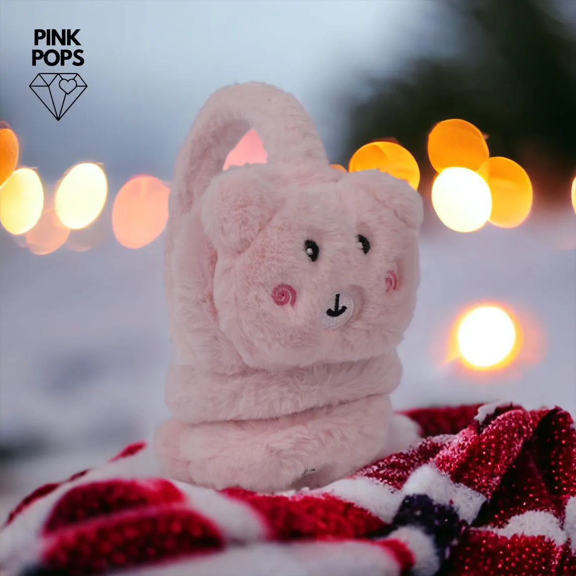 Endearing Bear Plush Earmuffs