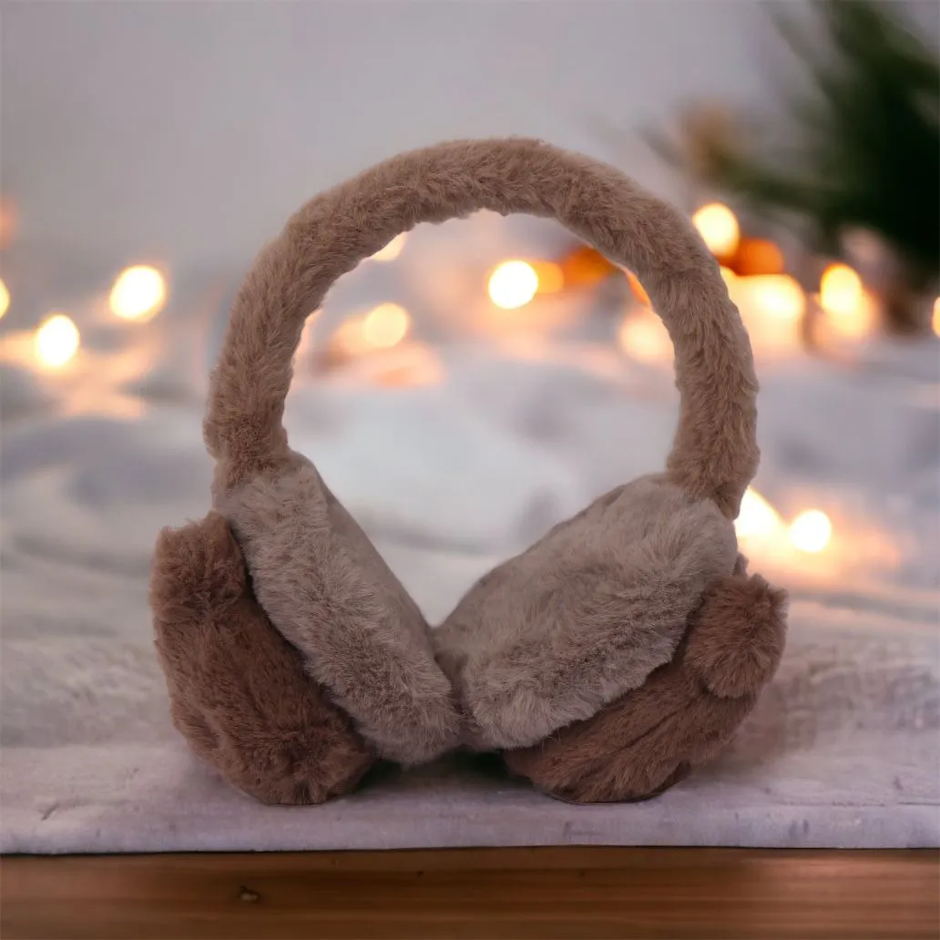 Endearing Bear Plush Earmuffs