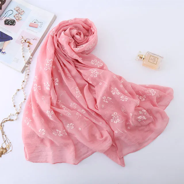 Fashion Cotton Scarf Printed Bandana Shawl #6135