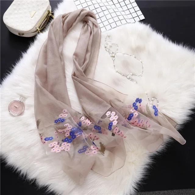 Fashion Silk Scarf Printed Bandana Shawl #1771