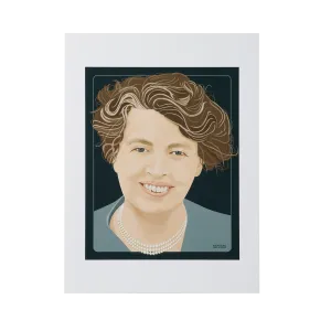 First Lady Portrait Art: Eleanor Roosevelt Print