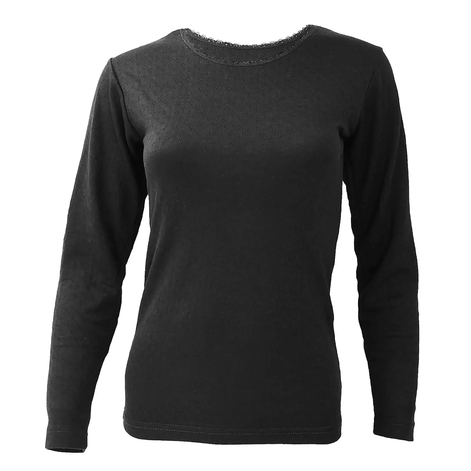 FLOSO Ladies/Womens Thermal Underwear Long Sleeve T-Shirt (Viscose Premium Range)