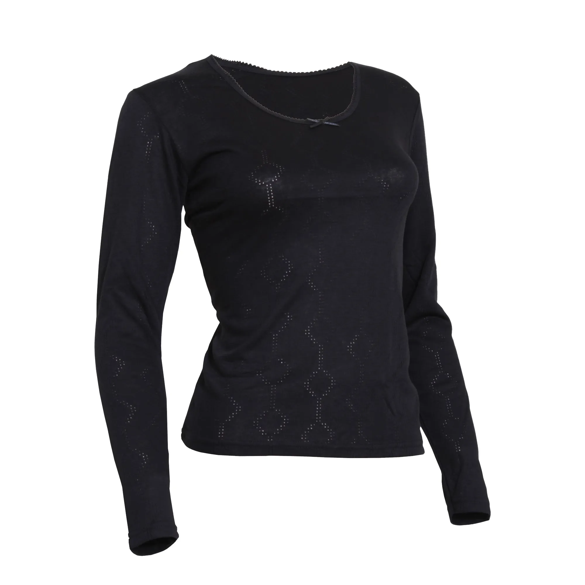 FLOSO Ladies/Womens Thermal Underwear Long Sleeve T-Shirt (Viscose Premium Range)