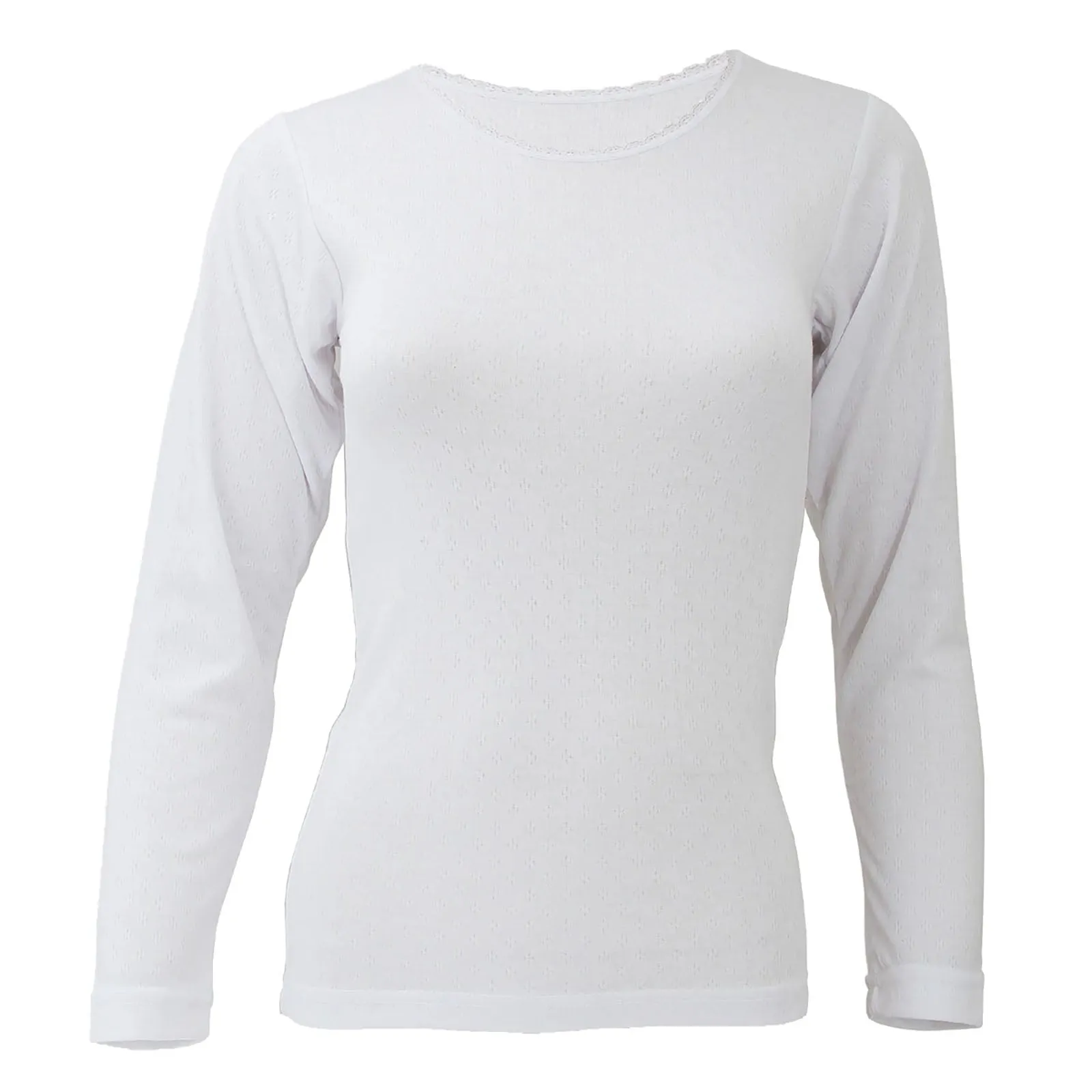 FLOSO Ladies/Womens Thermal Underwear Long Sleeve T-Shirt (Viscose Premium Range)