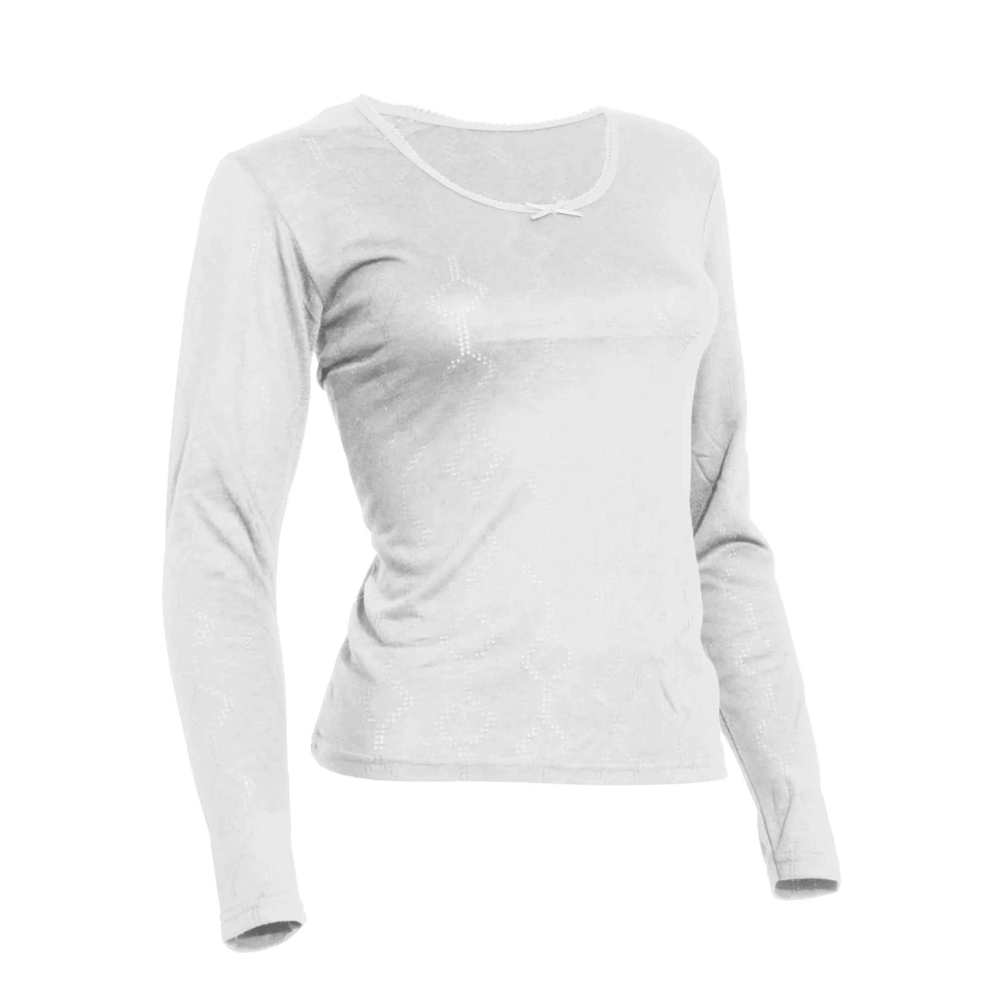 FLOSO Ladies/Womens Thermal Underwear Long Sleeve T-Shirt (Viscose Premium Range)