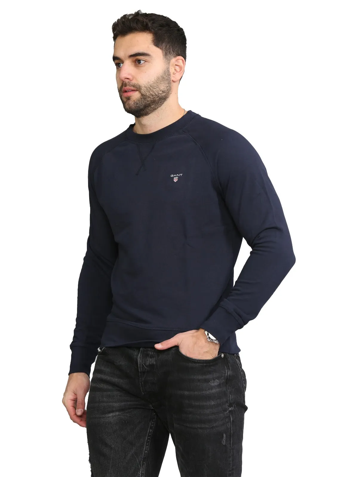 Gant Mens Crew Neck Pullover Sweatshirt S-2XL