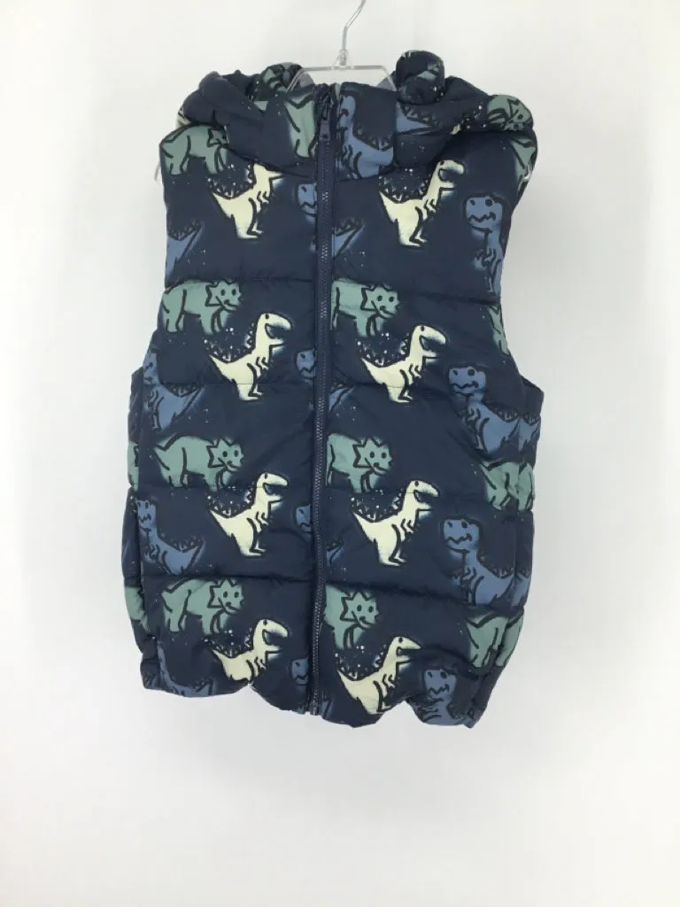 H & M Child Size 6 Blue Dinosaur Outerwear - boys