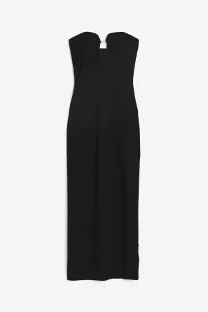 H&M Bead-detail Tube dress, black