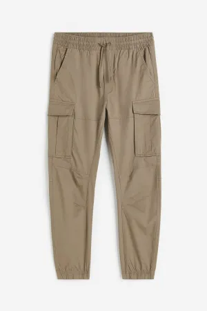 H&M Cargo trousers, dark beige