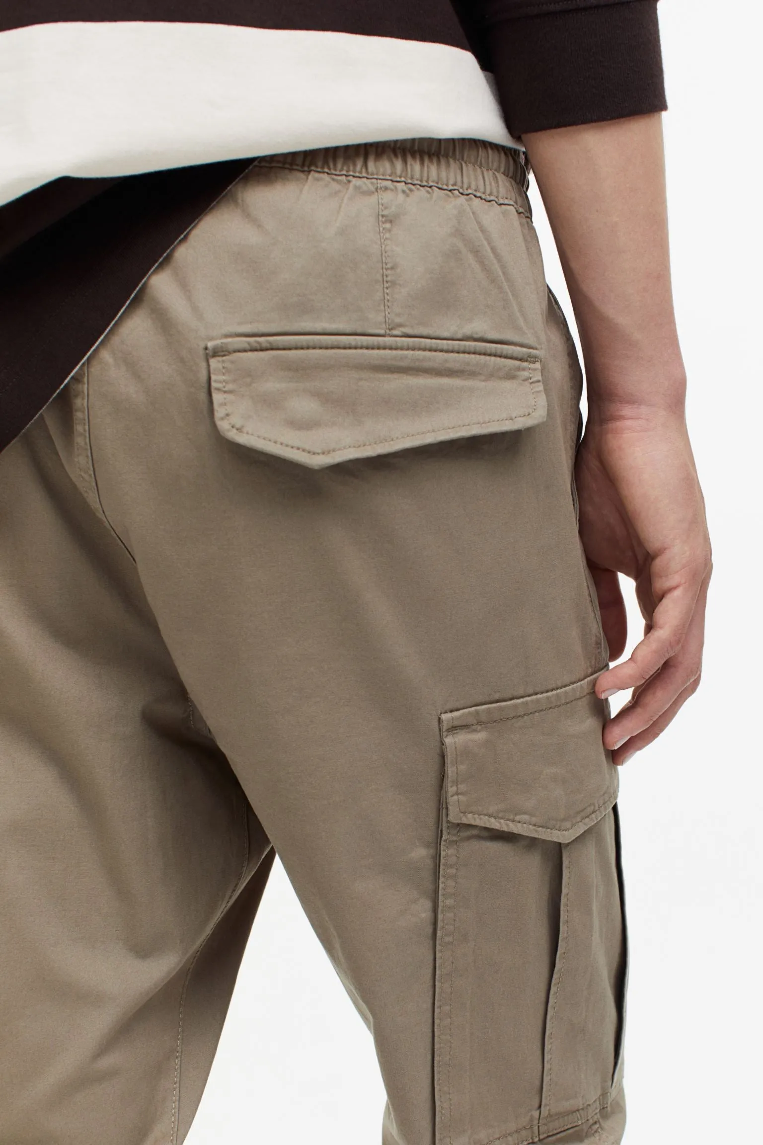 H&M Cargo trousers, dark beige