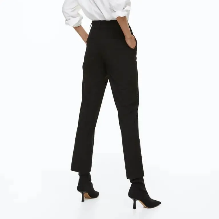 H&M Cigarette trousers, black