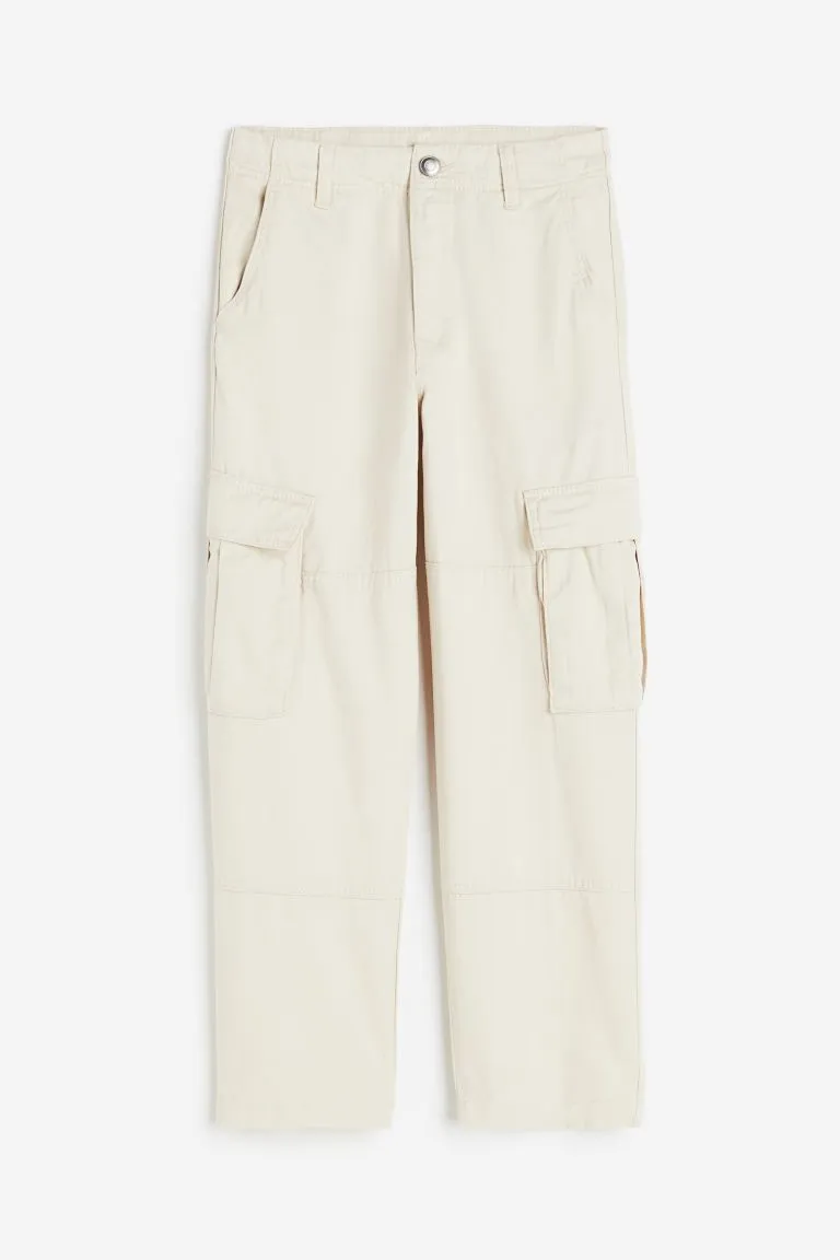 H&M cotton cargo pants