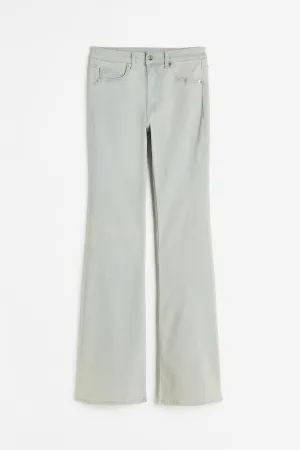 H&M Flared High Jeans, light blue