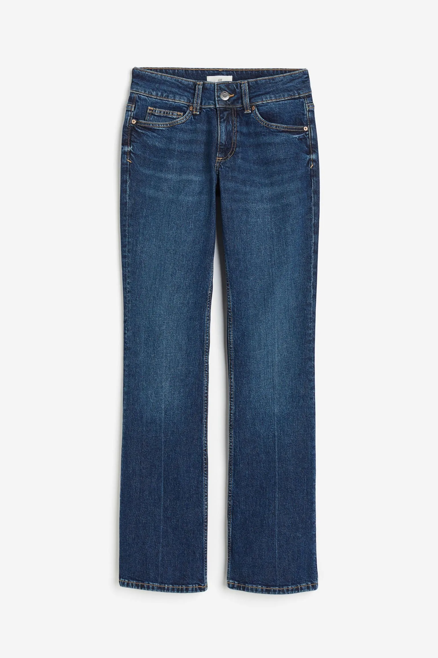 H&M Flared Low Jeans, blue