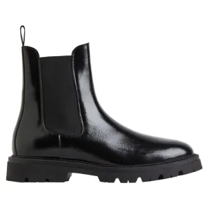 H&M Leather Chelsea boots, black