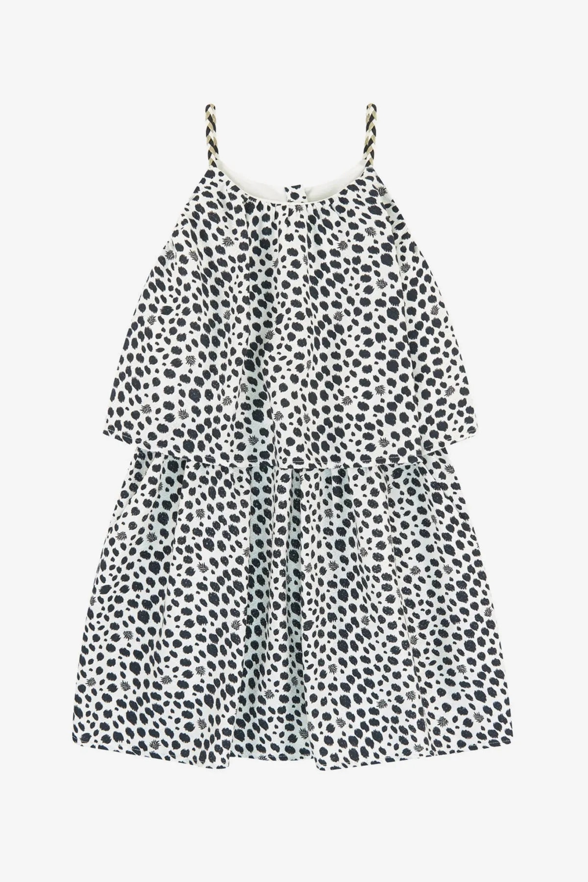 IKKS Cheetah Print Girls Dress