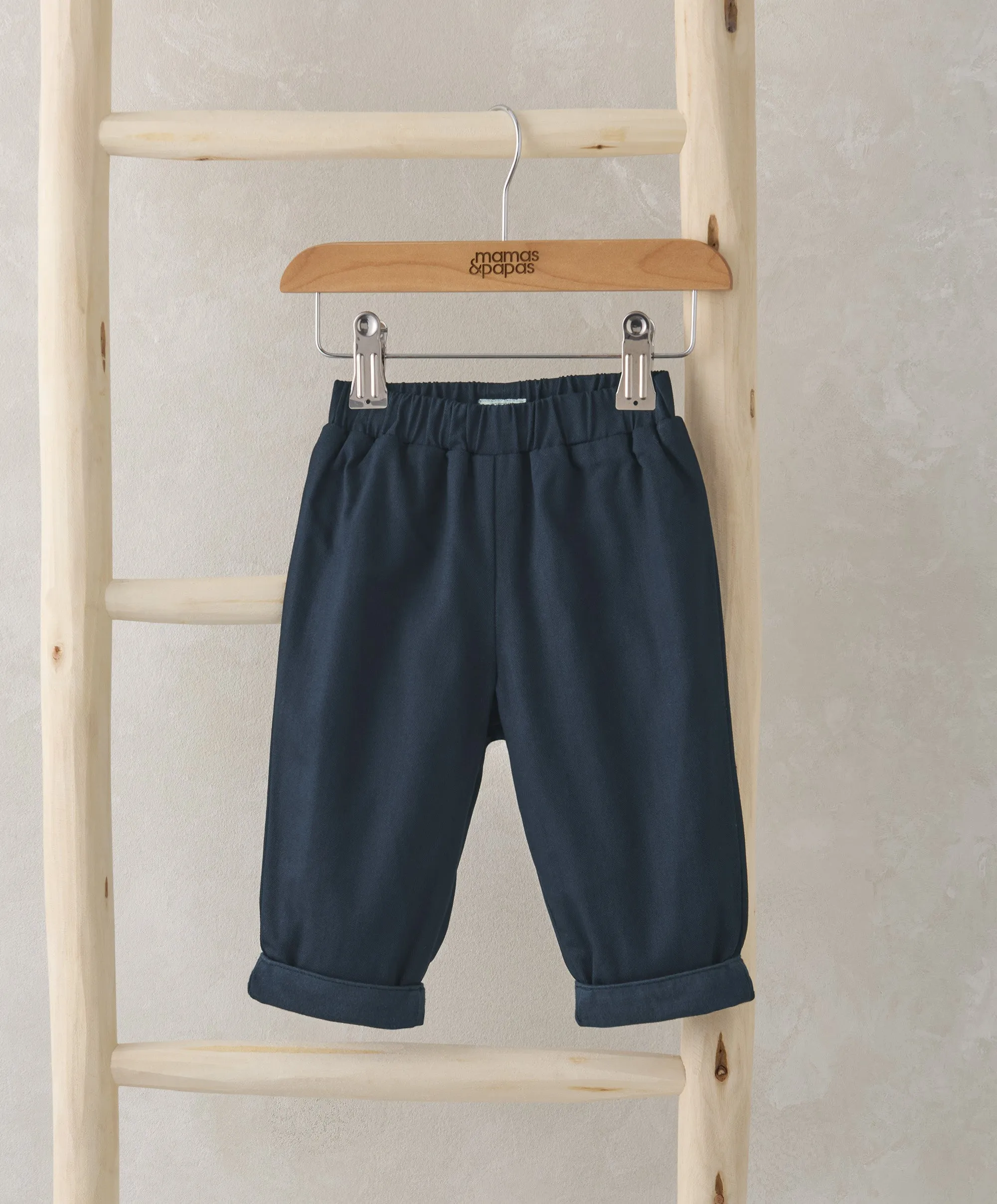 Jersey Lined Trousers - Blue