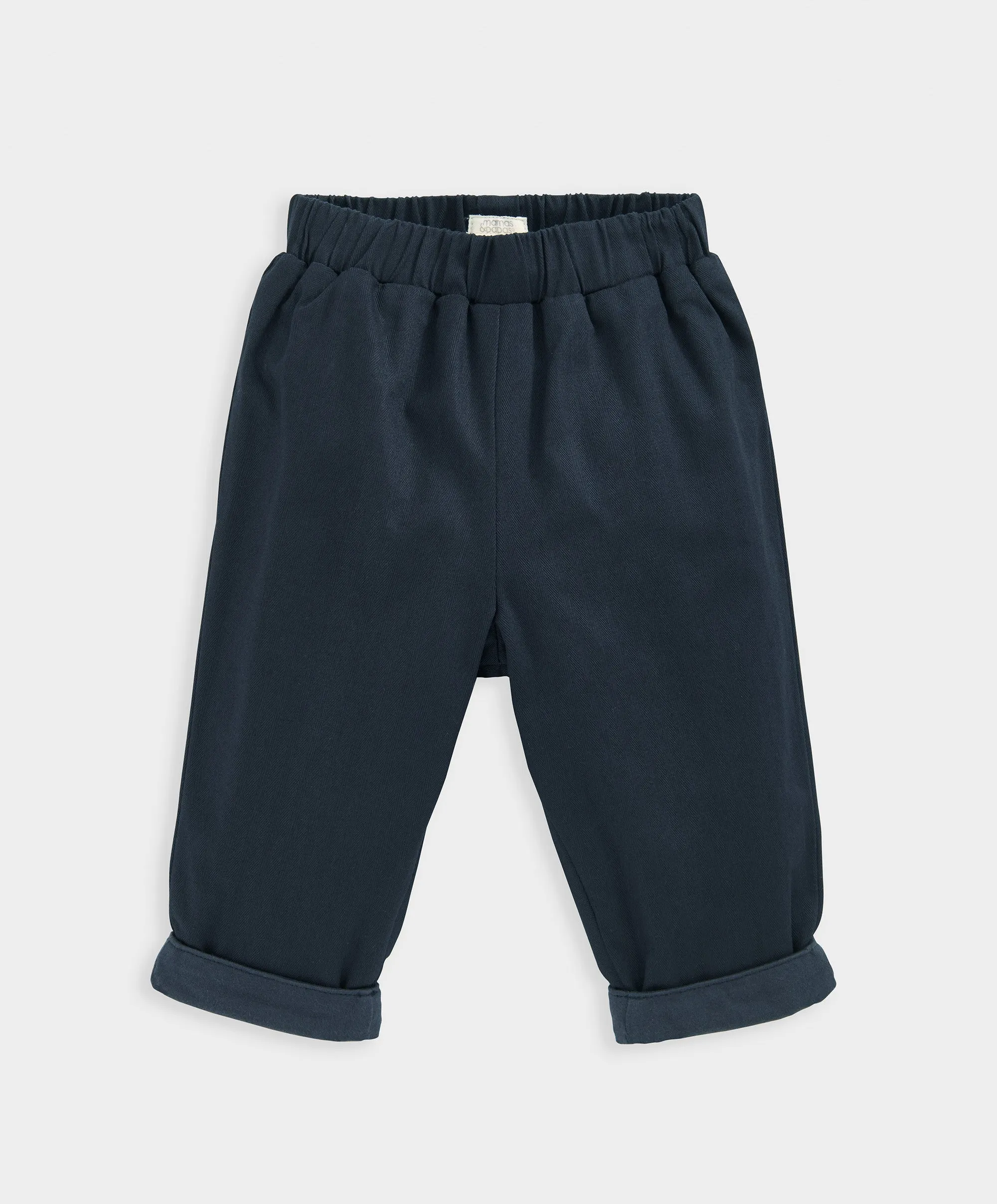 Jersey Lined Trousers - Blue