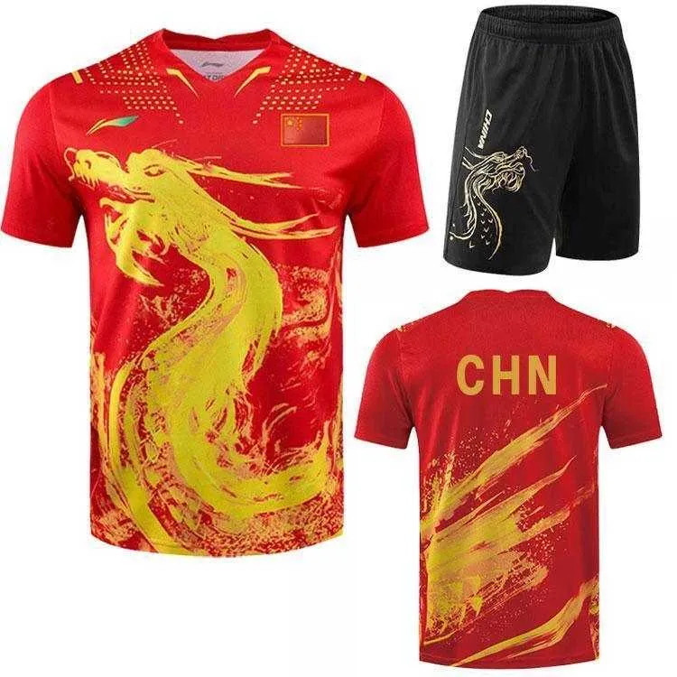 Li Ning Ma Long Tokyo Olympics Chinese National Team Shirt/Kit