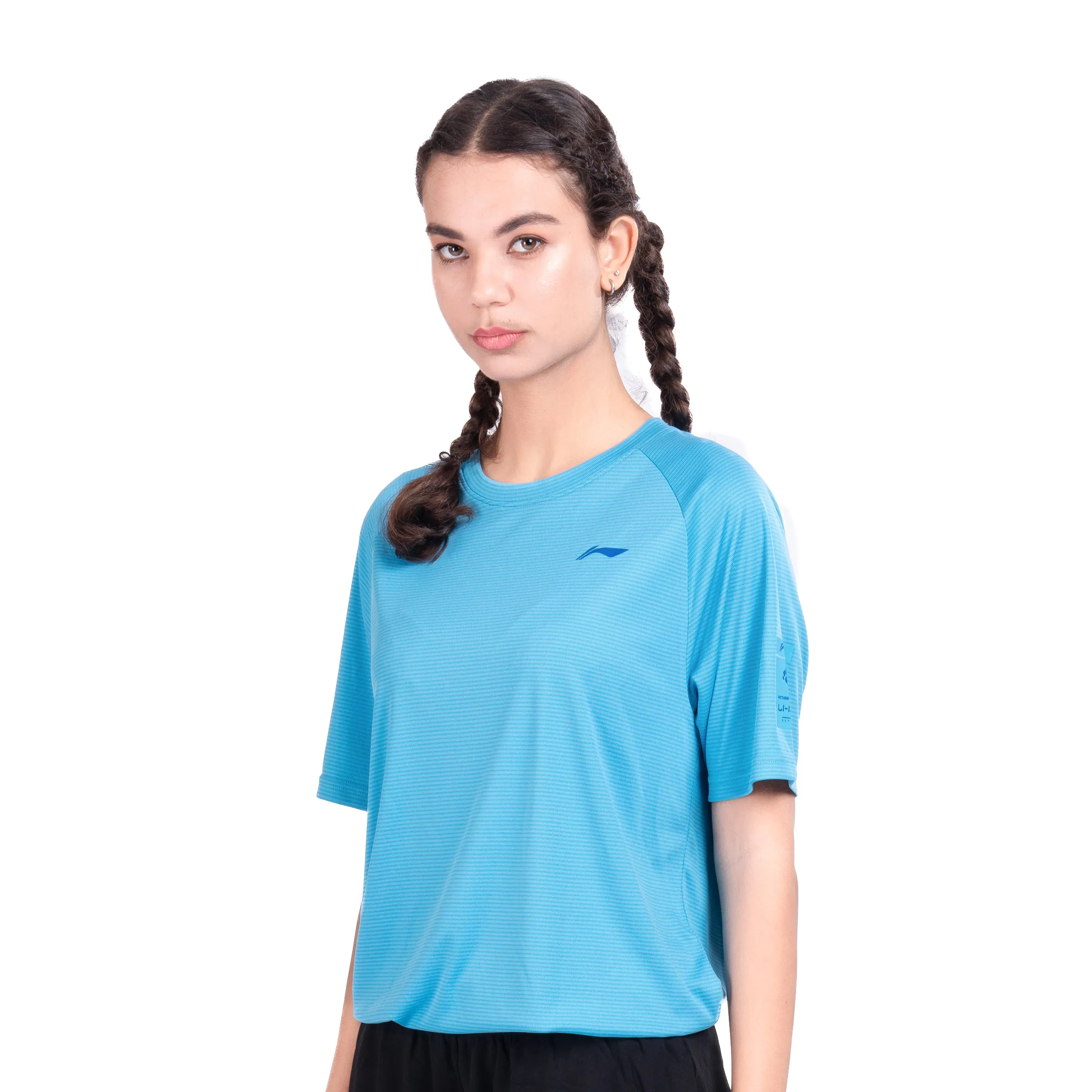 Li-Ning Raglan T-Shirt (HORIZON BLUE ; XL)