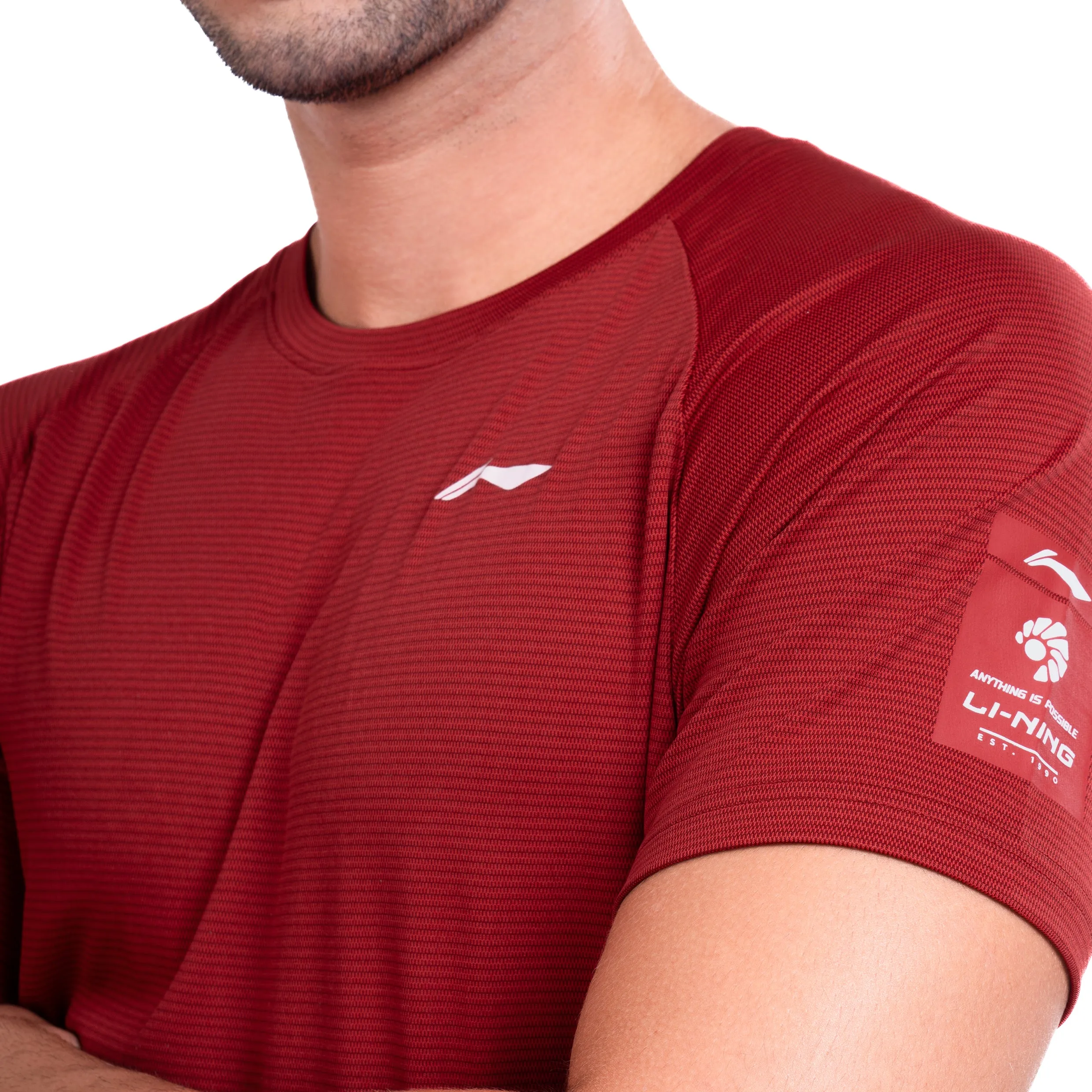 Li-Ning Raglan T-Shirt (RED ; S)