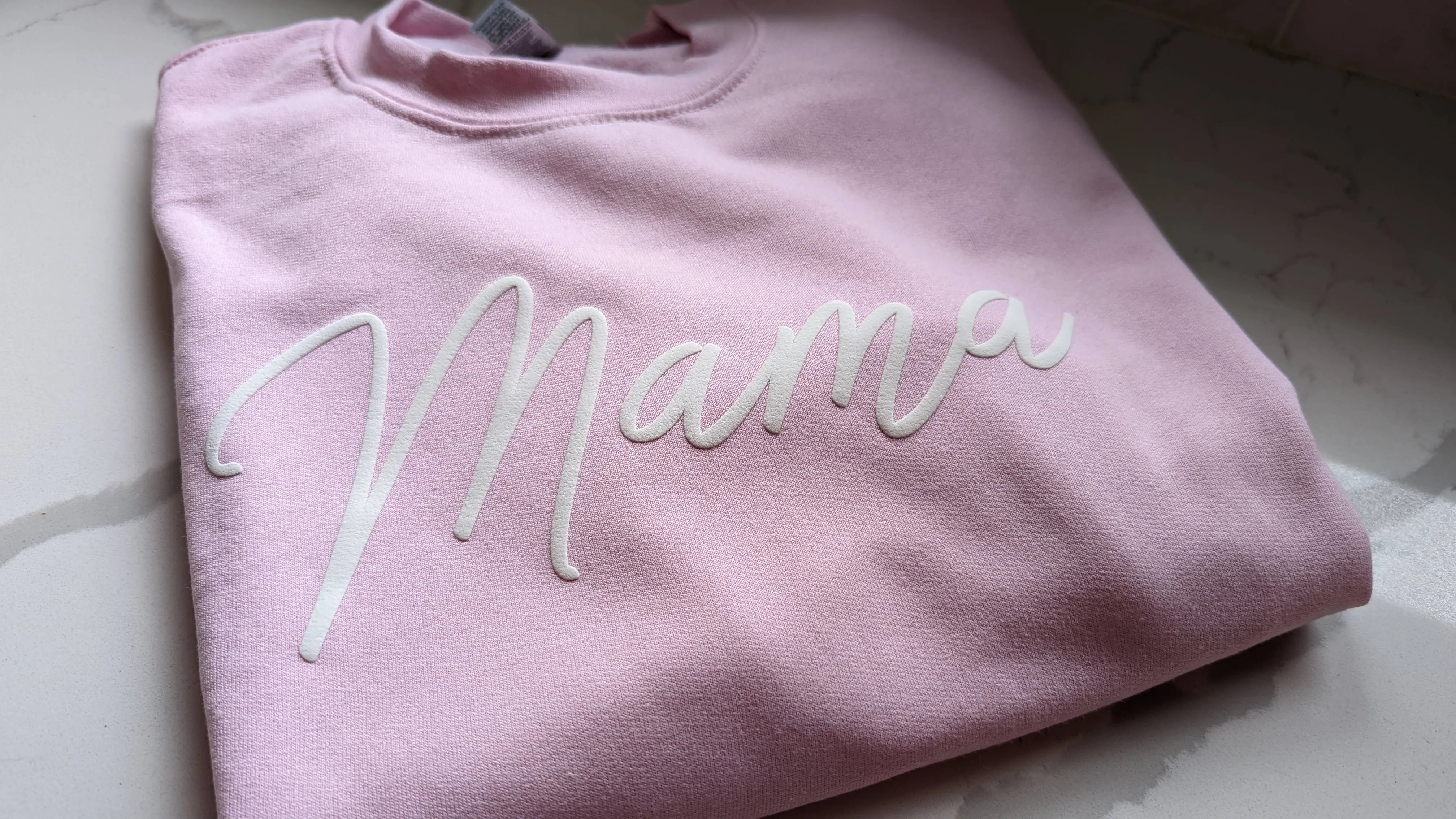 Mama Crewneck Sweatshirt Puff Print Sweaters Embossed