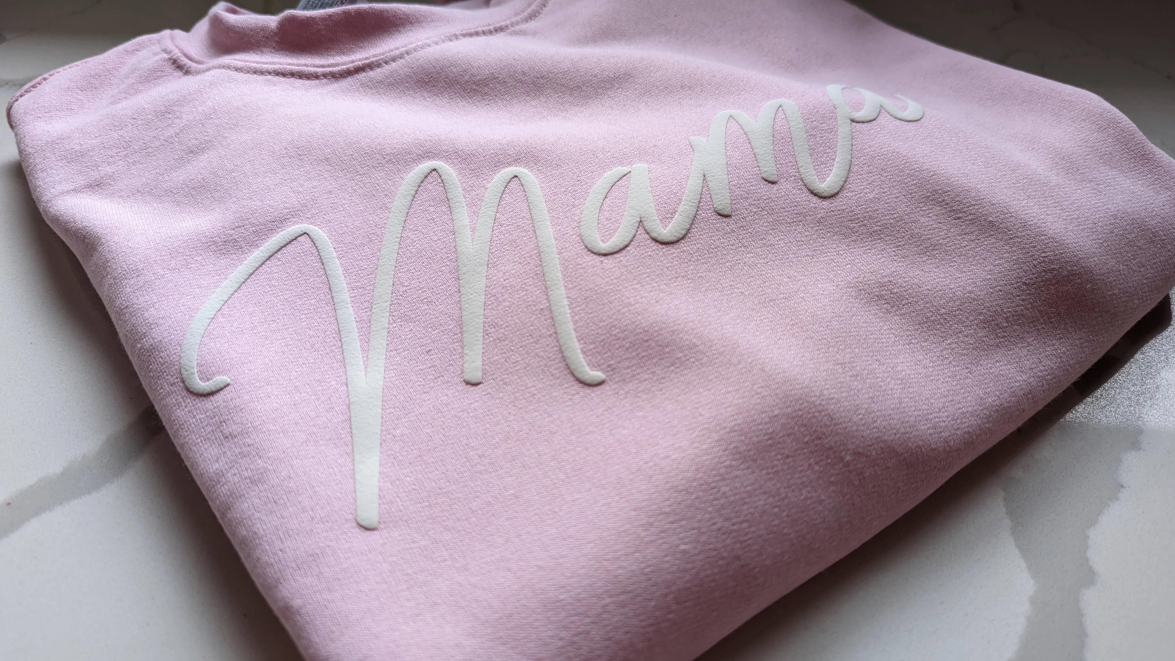 Mama Crewneck Sweatshirt Puff Print Sweaters Embossed