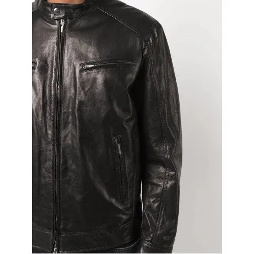 Men Designer Leather Jackets: dondup