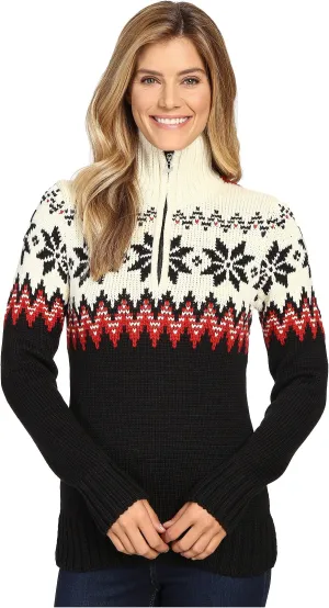 Mikey Sweater Dale of Norway, Black/Raspberry