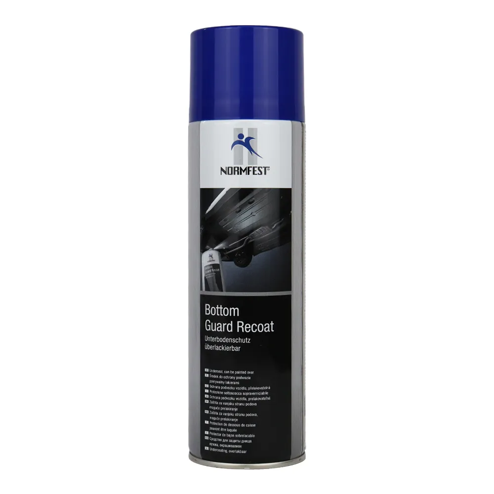 NORMFEST Bottom Guard Recoat Rubber Stone Chip Protection Aerosol 500ml Black