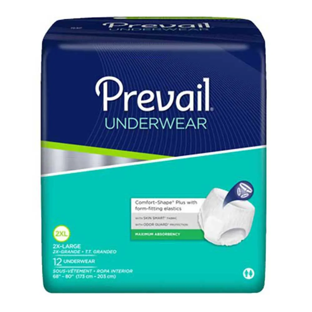 Prevail PV-517 Protective Underwear Pack of 12