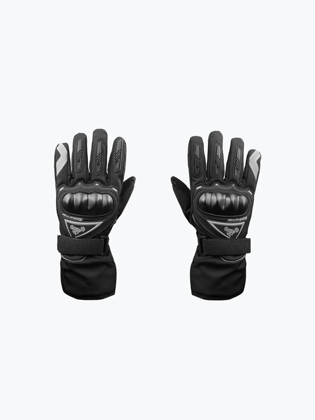 Race Car Tribe Black Full Gloves