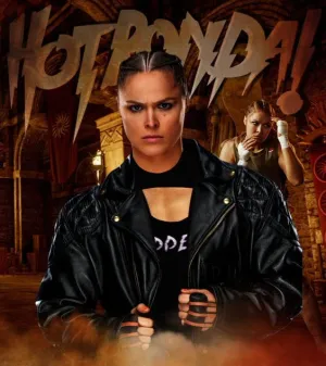 Ronda Rousey Royal Rumble 2022 In WWE Return Leather Jacket