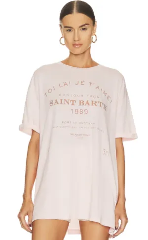 Saint Barth 89 - Oversized Tee - Blush Pink