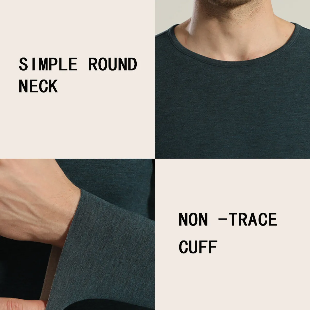 Sidiou Group Winter Thermal Underwear Shirt Cold Weather Fleece Top Warm Cashmere Silk Clothes Men Soft Comfort Bottoming Shirt