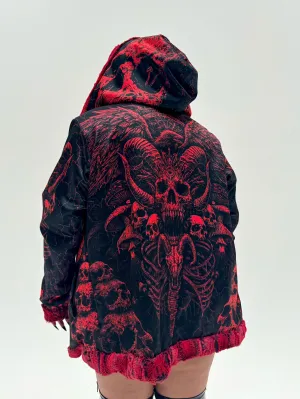 Solid Nightmares Reversible Faux Fur Jacket